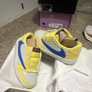 Travis Scott Jordan 1 Low Canary | eBay