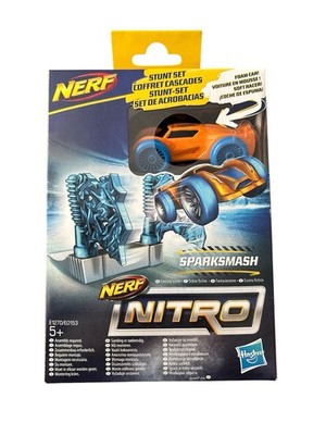 Hasbro Nerf Nitro Soft Racer Stunt Set - Sparksmash / Neu