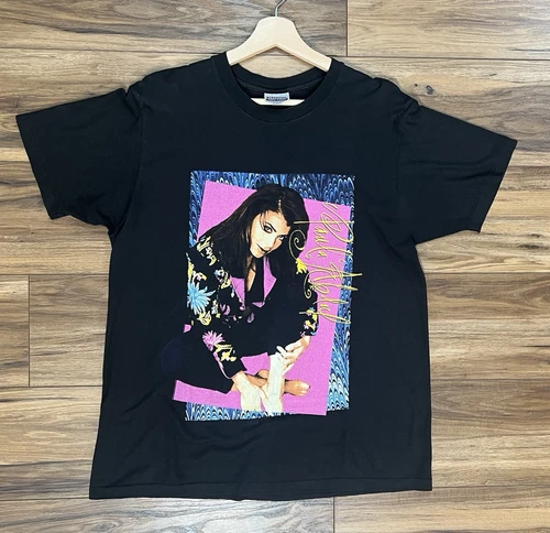 90’s Paula Abdul Spellbound Tour Concert Black Tee S Vintage vintage concert t-shirt, vintage, size L, single stitch, B+ condition