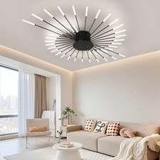 Modern Ceiling Light LED 42 Heads Ceiling Lamp Fireworks Chandelier for Bedroom 