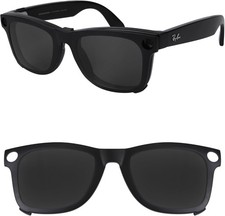 HILEEN Polarized External Mount Clip-on for Ray-Ban Meta Wayfarer RW4006 Gen 2