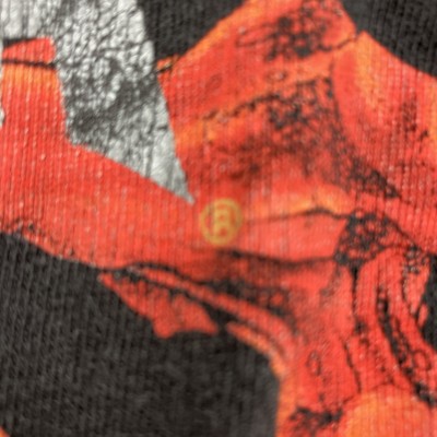 Vintage 90s METALLICA Pushead Rebel skull/yin yang double sided