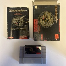 Wizardry V Heart Of The Maelstrom (SNES) Super Nintendo CIB Complete 1994 RARE