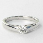 $2850 Hearts On Fire Rapture Engagement Ring 0.32cts Diamond 18k White Gold — photo 1