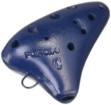 POPOLO Mini Okarina S-MI Soprano C Dark Blue