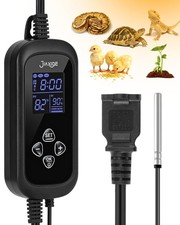 450W Reptile Thermostat Controller - PID Dimming Thermostat Control with Day/...