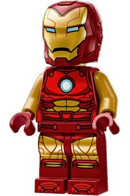 LEGO Marvel Iron Man Minifigure 76307 76310 Dark Red & Gold NEW sh1008