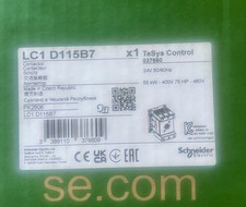 LC1D115B7 Schneider Electric Contactor 3 pole 3 phase 600V 250A 24V coil. (NEW)