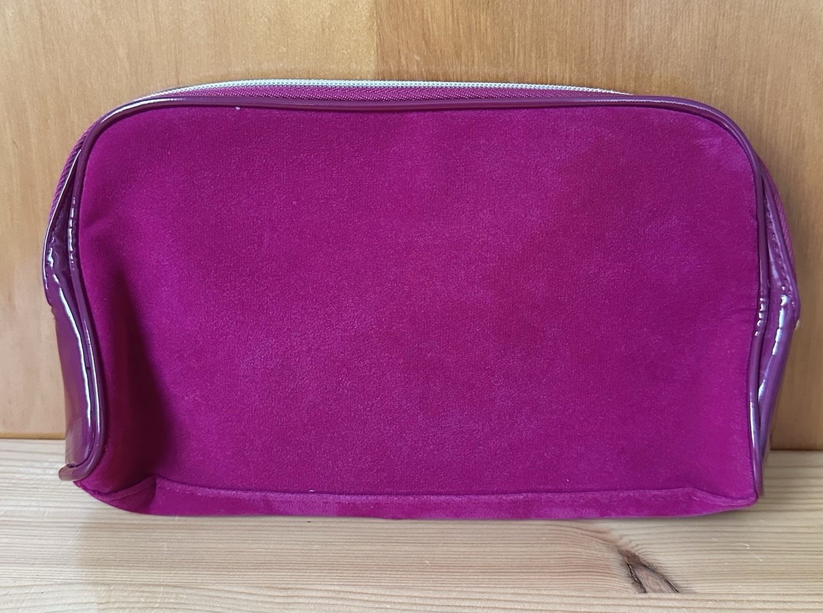 Lancome Paris Pink Wrap Around Zip Rectangle Cosmetic Travel