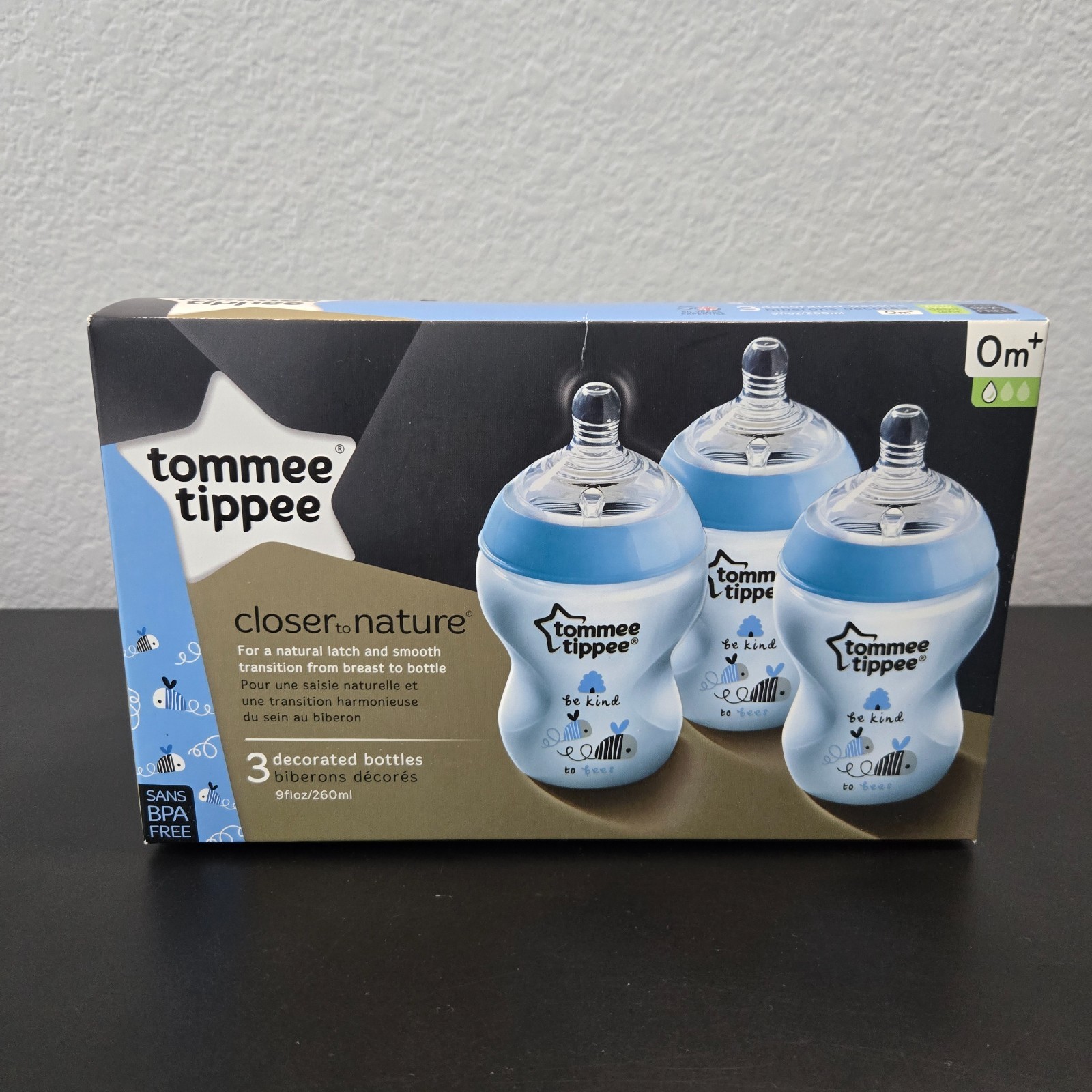 9 Oz 3 Pack Of Bottles 0m+ New
