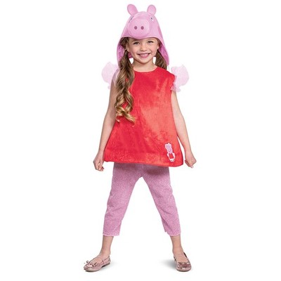 Disguise Peppa Pig Classic Toddler Girls Dress Costume 116149