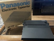 Panasonic RK-T30 Electronic Typewriter Word Processor w/ LCD Display W/ Box