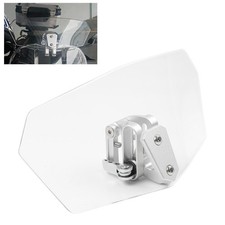 Adjustable Universal  Motorcycle Clip-On Windshield Extension Air Wind Deflector