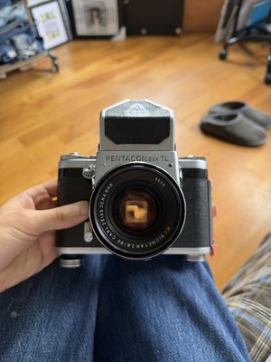 Pentacon Six TL 6x6 Medium Format Camera Biometer JENA DDR 2.8/80mm Lens Japan