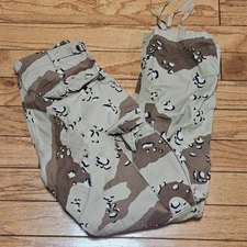 US ARMY Pants Chocolate Chip Desert Storm Camo Combat BDU Pants Small Regular