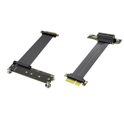 PCIe4.0 4X Risers Cable 64GB/s Speed for NVMe SSDs Graphics Card