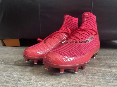 Under Armour Men\'s Highlight 2 Men\'s 10 MC Knit \'Red\' Football Cleat 3027304-600 s-l400.jpg main image 4