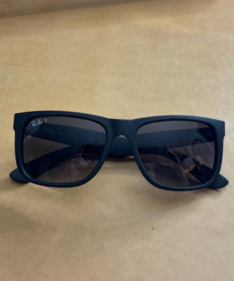 Ray Ban P Justin RB4165 54-16 Matte Black Frame / Gray Gradient Polarized Lenses