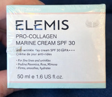 Elemis Pro-Collagen Marine Cream SPF 30 1.6 oz 50 ml / New Sealed - Exp- 2027 