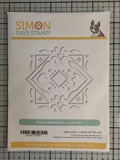 Sealed | Simon Says Stamp | FLORAL MEDALLION | Die Cutting | sssd112841