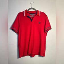 Givenchy Men Chinese red 4G logo polo shirt XL
