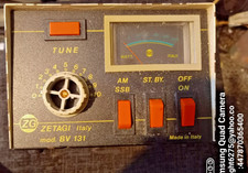Zetagi BV-131 CB/HAM Plug-In-The-Wall Valve Type Linear Amplifier leuchtet