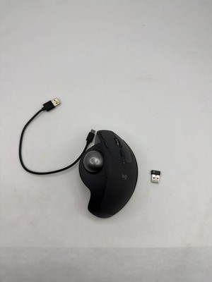 Logitech MX Ergo S Plus Wireless Trackball Mouse - Graphite - 910-007247