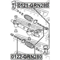 Febest Spurstangenkopf Spurstange Vorne FüR Toyota Land Cruiser Prado FJ