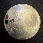 1987 Vintage Christmas Winter Scene Sterling Silver Collector Proof Coin O124