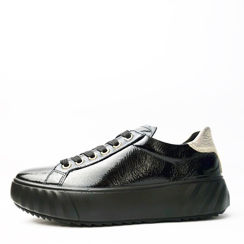 Natural feet , Chaussures de Ville à Lacets pour Femme - Noir - Noir, 35 EU