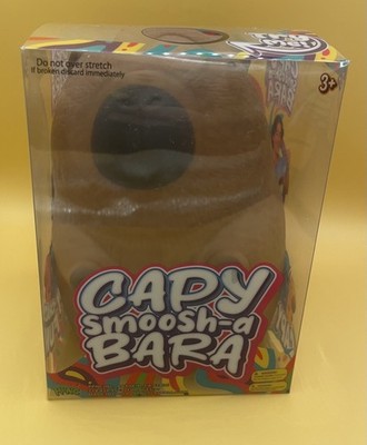 Capy Smoosh-a Bara: Brown Jumbo Capybara Squeeze Squishy: New In Box