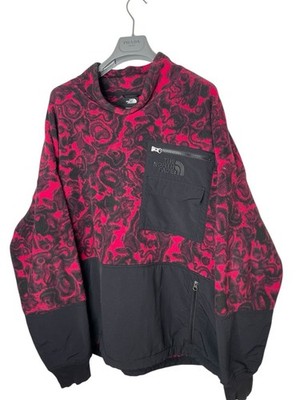 North Face X Rage Denali Fleece Pullover- Edles Red Rage Edition - Rarität - Top
