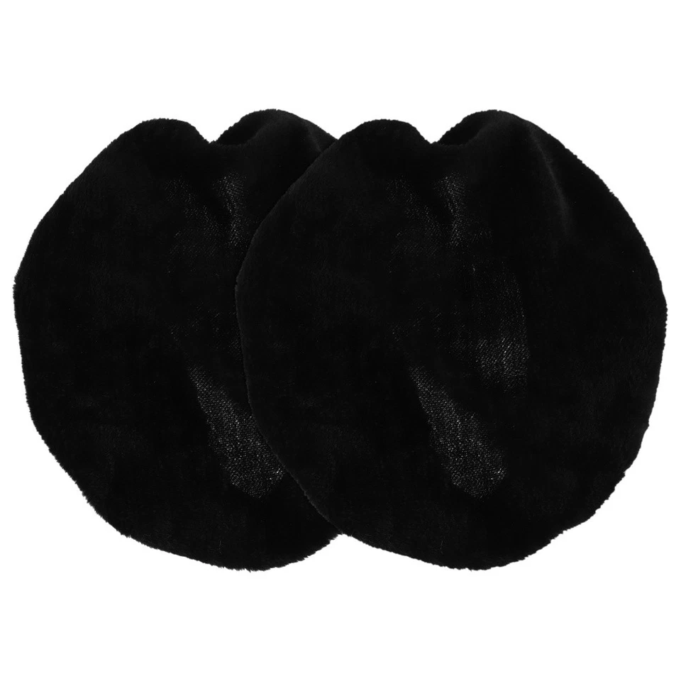 2 Stück Samt-Toilettendeckelbezug – Toilettensitzschutz für längliche und runde - Bild 3 von 4