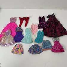 Vintage Barbie Doll Clothes Lot - Dresses, Skirts, Tops, Genuine Barbie, Used