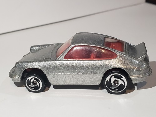 Hot Wheels Porsche Carrera Silver Metal Flake Diecast Car 1/64 Metal Bottom - Picture 3 of 5