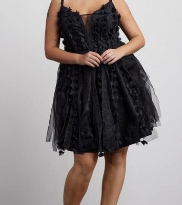 Torrid Black Roses Dress Dark Fairy Fae Witch Costume Cosplay  Plus 3 3x xxxl