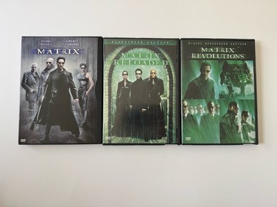 The Matrix Trilogy DVD Trilogy Edition Full Screen R Sci-Fi Action Keanu Reeves