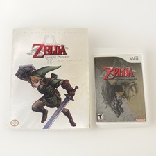 The Legend of Zelda: Twilight Princess Nintendo Wii Complete CIB GUIDE BOOK