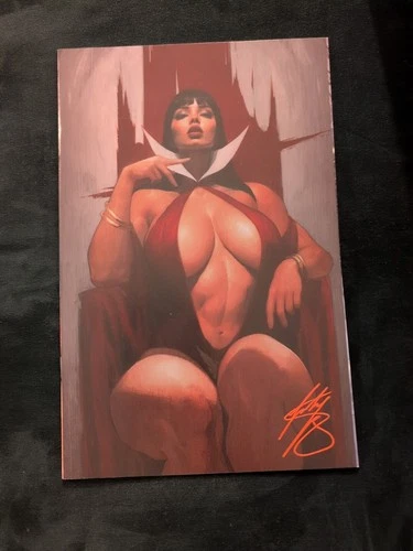 VAMPIRELLA #674 VIRGIN SIGNED ICKPOT EXCLUSIVE COA 1