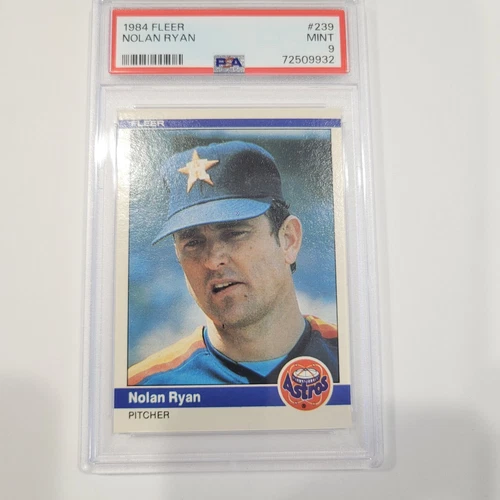 1984 Fleer #239 Nolan Ryan Houston Astros HOF PSA 9 MINT