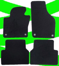 ⭐ Fußmatten Set für VW Touran 1 2003-15 Halter oval Matten Autoteppiche Passform