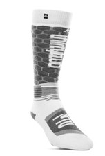 THIRTYTWO ELITE MERINO Women's Snow Socks - GRY/CRM - L/XL (8-10) - NWT