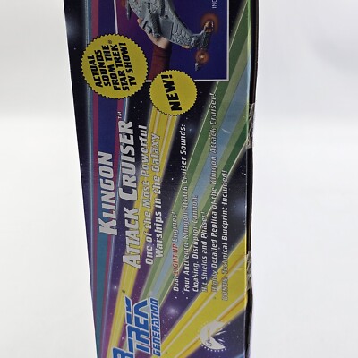 Star Trek The Next Generation Klingon Attack Cruiser Vintage