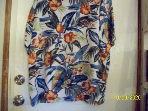 Men's Hollis River Tropical Shirt, 2XL, Colorful - Picture 3 of 3