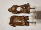 Vintage Clay Fired Couple Inuit Alaska Canada Culture Parka Man Woman Older — photo 4