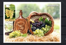 STAMPS - MOLDOVA - 2022 - MAXIMUM CARD - WINE - OENOLOGY - 01/10/2022 - CHISINAU