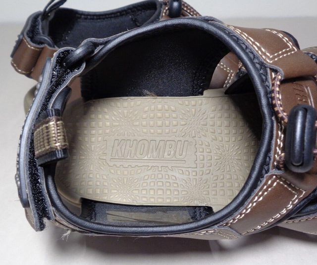 Khombu Hal Men's Size 8 All Season Closed Toe Sandals Brown for sale