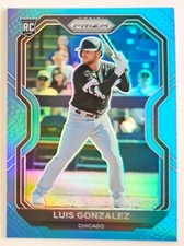 Luis Gonzalez 2021 Panini Prizm #163 Carolina Light Blue Prizm Chicago White Sox