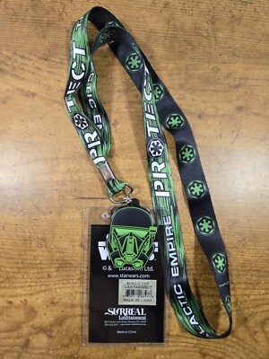 2018 STAR WARS Rogue One Lanyard ''Protect The Galactic Empire'', New