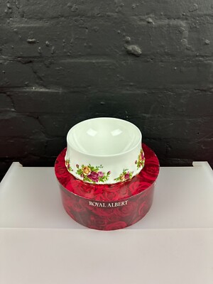 Royal Albert Old Country Roses Large Pet Cat Dog Napf Bone China Boxed 2002
